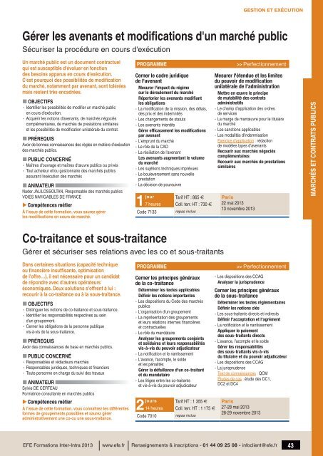 Télécharger le catalogue spécialisé - Efe