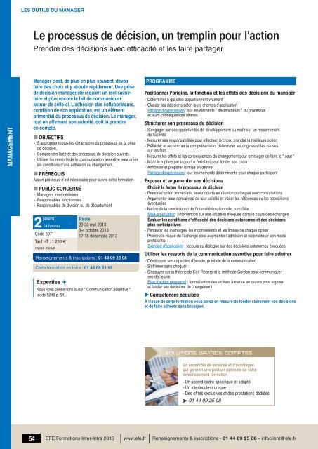 Télécharger le catalogue spécialisé - Efe