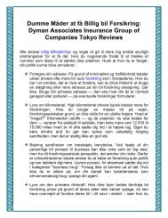 Dumme Mader at fa Billig bil Forsikring: Dyman Associates Insurance Group of Companies Tokyo Reviews