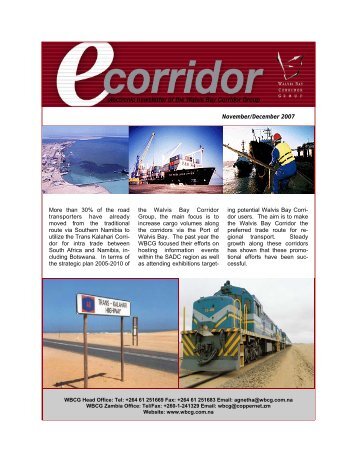 November-December 2007.pdf - Walvis Bay Corridor Group