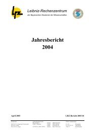 Jahresbericht 2004 - finale Edition - LRZ