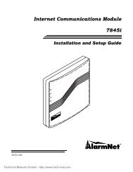 Internet Communications Module 7845i - Patriot Alarm Systems, Inc.