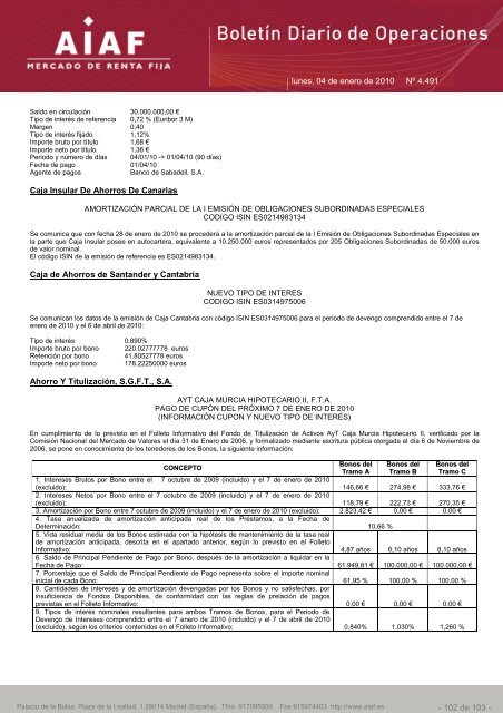 El boletÃ­n diario de operaciones recoge las ... - BME Renta Fija