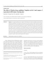 The effect of Marine drug candidates Tagalsin on bcl-2 and caspase ...