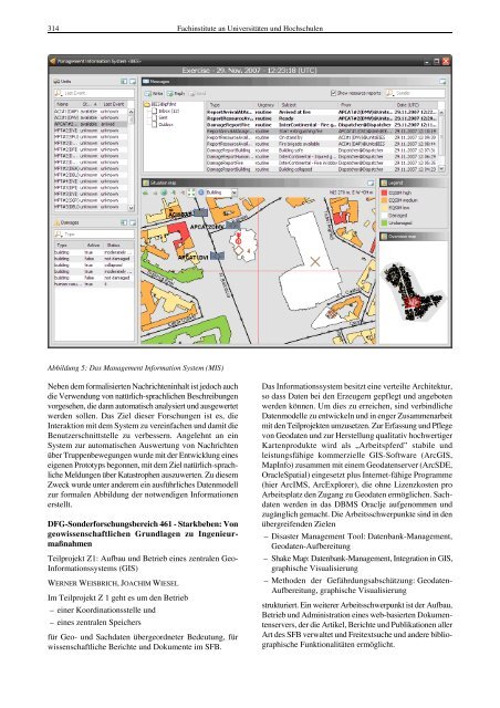 vii berichte von fachinstituten an universitäten und technischen