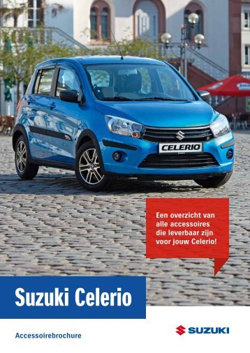 Suzuki Celerio accessoirebrochure maart 2015
