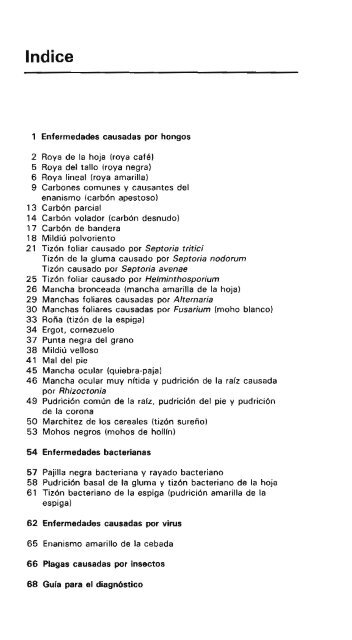 Enfermedades y plagas del trigo - cimmyt