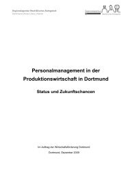 Personalmanagement in der Produktionswirtschaft in Dortmund