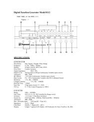 Digital Function Generator Model 8112