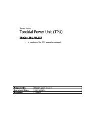 Toroidal Power Unit (TPU)