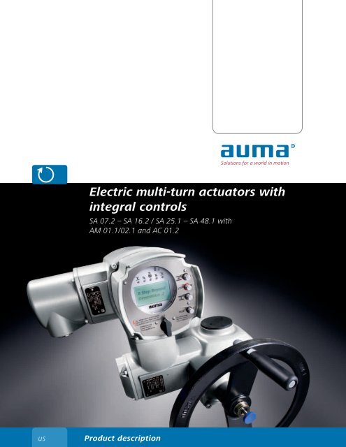 AUMA Gen-2 SA Actuator Brochure - PEC-KC.com