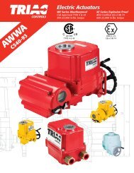 Triac WE Electric Actuator - PEC-KC.com