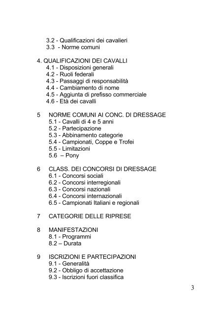 Regolamento Dressage Nazionalenovità! - FISE Lazio