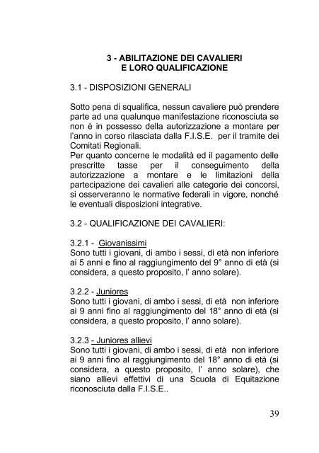 Regolamento Dressage Nazionalenovità! - FISE Lazio