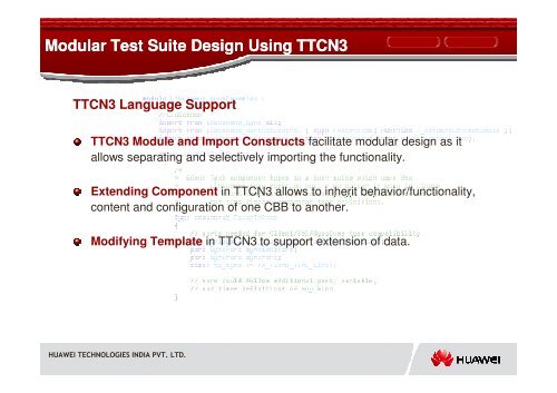 Automatic TTCN-3 code generation