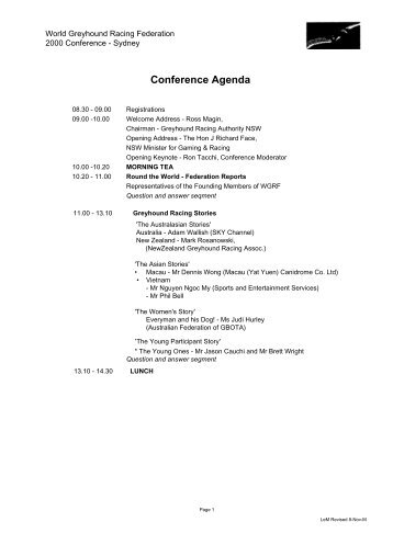 Conference Agenda.pdf - Greyhound-Data