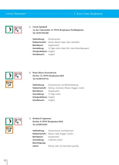 Angebote für Schulen im Kreis Unna und in der Stadt Dortmund ...