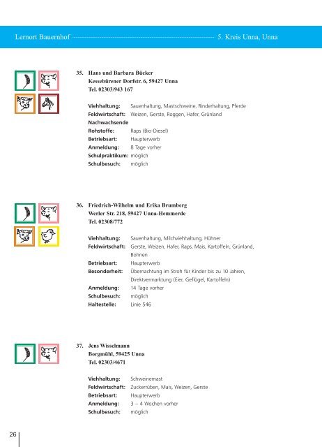 Angebote für Schulen im Kreis Unna und in der Stadt Dortmund ...