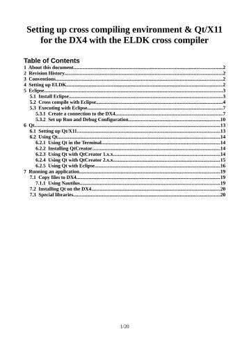 Setting up cross compiling environment & Qt/X11 ... - Bytemark Hosting