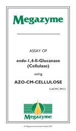 endo-1,4-ï¬-Glucanase (Cellulase) AZO-CM-CELLULOSE - Megazyme