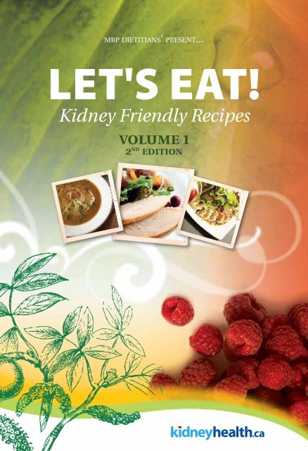 Kidney Friendly Recipes - Kidney Health | Manitoba Renal Program