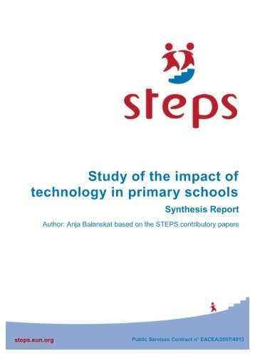 Study of the impact of technology in primary schools Synthesis Report