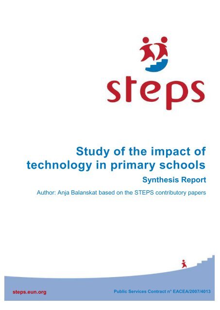 Study of the impact of technology in primary schools Synthesis Report