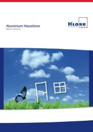 Aluminium Haustüren