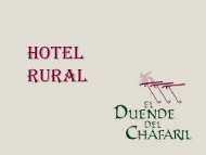 Hotel Rural El Duende del Chafaril. Cáceres.