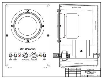 DSP Speaker Drawings - KG4JJH