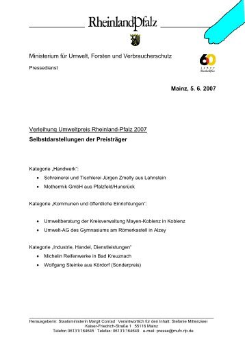 Integrierte Umweltberatung im Landkreis Mayen-Koblenz
