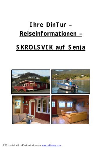 SKROLSVIK Auf Senja - Din Tur AS