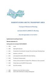 Agenda for the BEATA/RWGTL joint meeting and the Barents ...