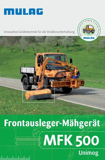 Frontausleger-Mähgerät MFK 500 - MULAG Fahrzeugwerk, Heinz ...