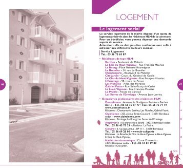 Le logement social - Gradignan