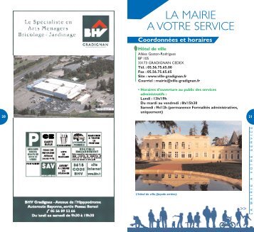 Les services municipaux - Gradignan