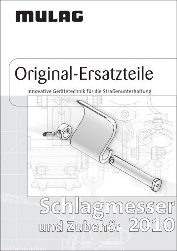 Schlagmesser MS-R - MULAG Fahrzeugwerk, Heinz Wössner ...
