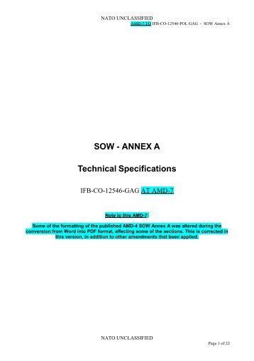 SOW Annex A - Ministerio de Defensa