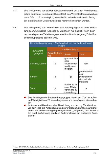 ALEX-Informationsblatt 27 - Ministerium für Umwelt, Landwirtschaft ...