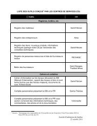 liste de ces outils techniques, de gestion ou de communication