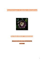 Psychotropes et plantes alternatives - Hippocratus