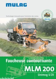 Faucheuse contournante - MULAG Fahrzeugwerk, Heinz Wössner ...