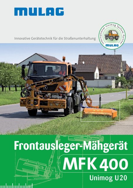 Frontausleger-Mähgerät MFK 400 - MULAG Fahrzeugwerk, Heinz ...