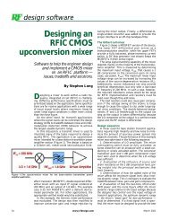 Designing an RFIC CMOS upconversion mixer - Mobile Dev & Design