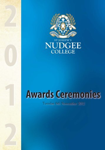 Awards Ceremonies - St Joseph's Nudgee College