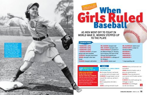 When Girls Ruled Baseball 