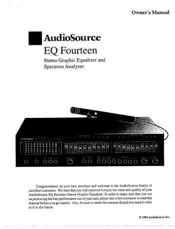 AudioSource EQ Fourteen