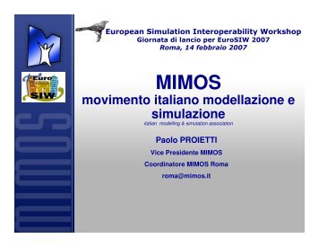 movimento italiano modellazione e simulazione - Liophant Simulation