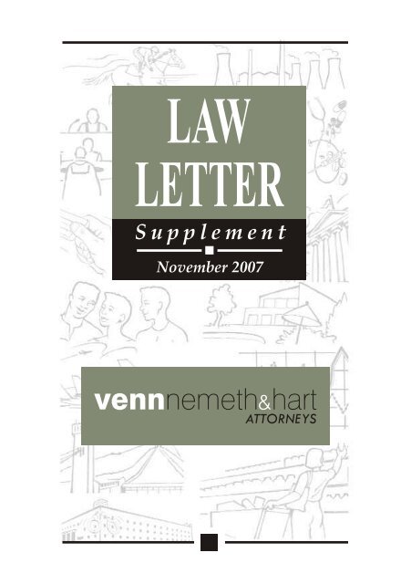November 2007 - Venns Attorneys, Notaries and Conveyancers