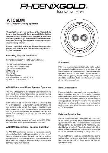 ATC6DM Manual.pdf - AudioSource
